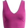 Free People Movement Never Better Crop V-neck Tank In Purple