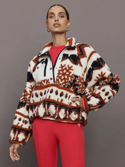 Free People Movement Rocky Ridge Pullover In Red,orange