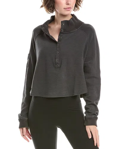 Free People Movement So Fly Henley Pullover In Gray