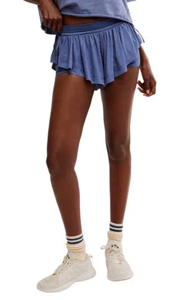 Free People Movement Tempo Flow Shorts In Blue