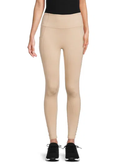 Free People Movement Women's Ruched Cuff Leggings In Clay