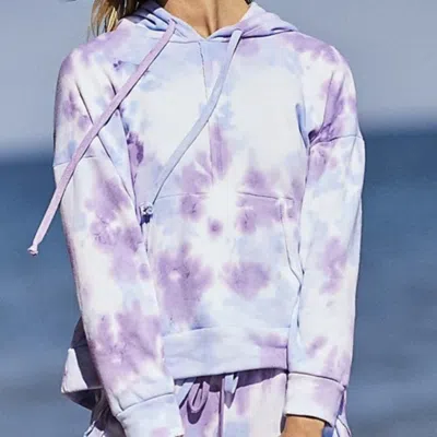 Free People Movement Work It Out Hoodie Womenspurple Tie-dye Pullover Gbo91 In Purple