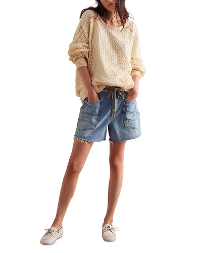 FREE PEOPLE MOXIE DENIM SHORTS