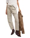Free People Moxie Low Slung Drawstring Jeans In Jetty
