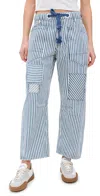 Free People Moxie Railroad Low-slung Jeans In Dark Slate In Dark Slate