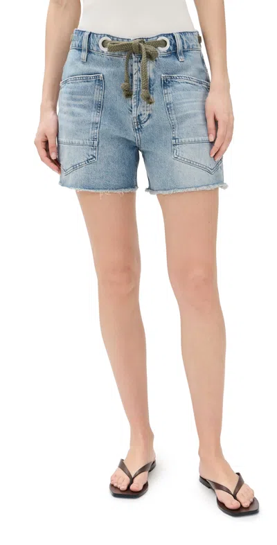 Free People Moxie Shorts Truest Blue
