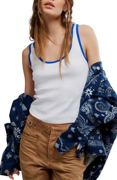 Free People Moxie Tank Top In White