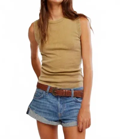 Free People Murphy Tank In Dill Seed In Brown