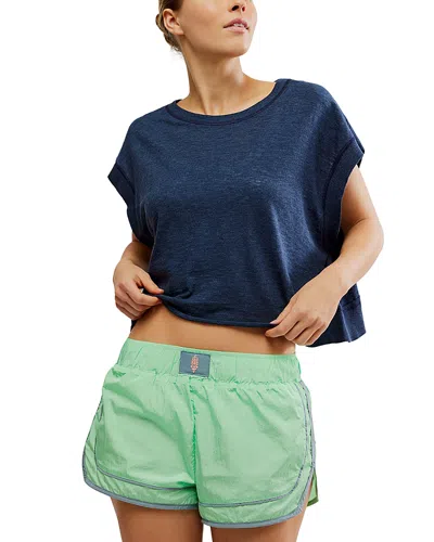Free People My Time Tee In Midnight Navy