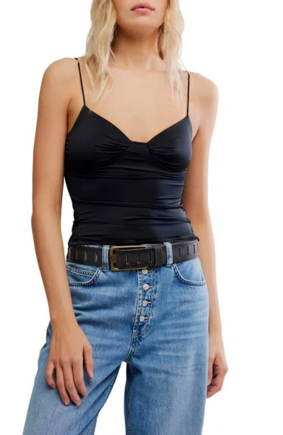 Free People My Way Triangle Camisole In Black