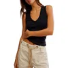 Free People Neria Rib Tank In Black