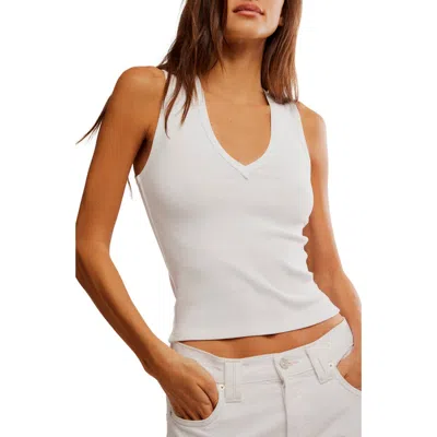 Free People Neria Rib Tank In Yellow