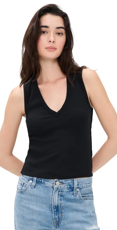 Free People Neria Rib Tank In Black