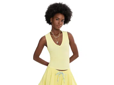 Free People Neria Tank Top In Yellow