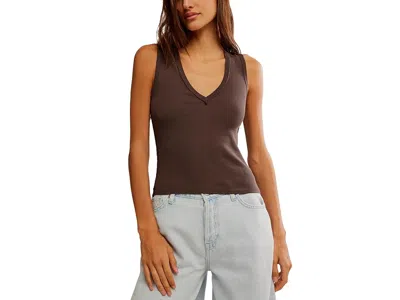 Free People Neria Tank Top In Brown