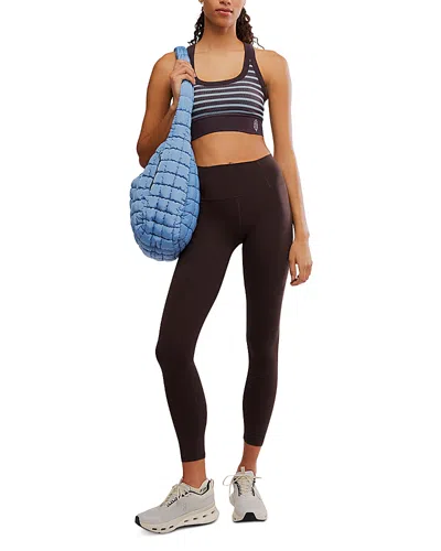 Free People Never Better 7/8 Leggings In Brown