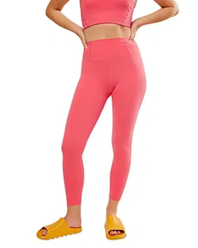 Free People Never Better 7/8 Leggings In Electric Sunset
