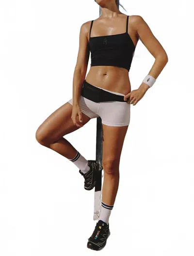 Free People Never Better Bandeau Sports Bra In Black