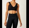 Free People Never Better Crop Camisoles In Black In Black