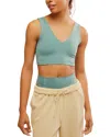Free People Never Better Crop Top In Midnight Jade