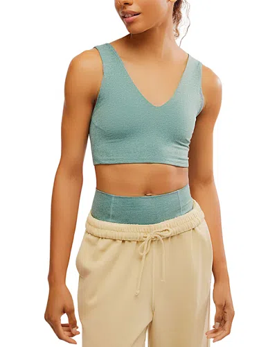 Free People Never Better Crop Top In Midnight Jade
