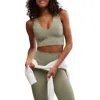 Free People Fp Movement Never Better Crop V-neck Tank In Green