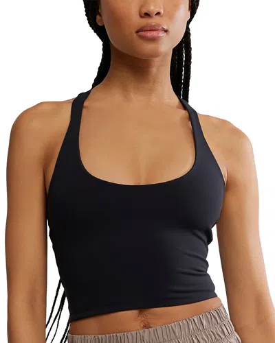 Free People Never Better Halter Top In Black
