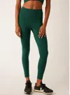 Free People Never Better High Waisted Leggings In Emerald In Emerald Green