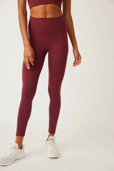 Free People Never Better Legging In Oxblood