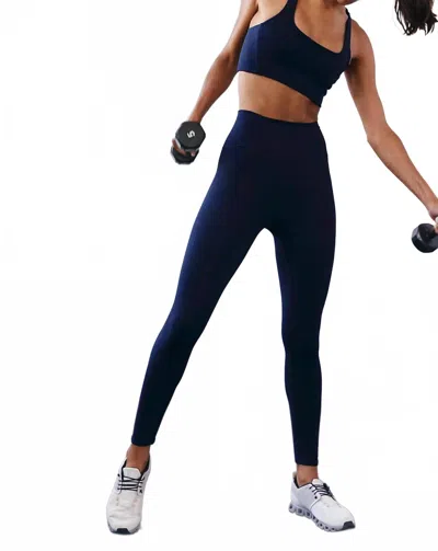Free People Never Better Legging Midnight Navy In Cocoa In Blue