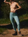 Free People Never Better Leggings In Eucalyptus In Multi