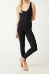 Free People Never Better One Piece Jumpsuit In Black In Black