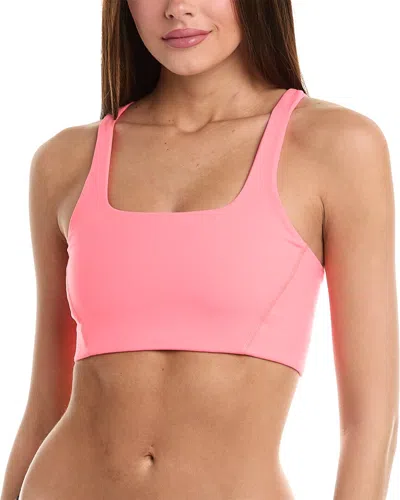 Free People Never Better Square Neck Bra In Orange