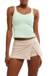 Free People Never Better Long Tank In Pistachio In Green