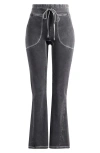 Free People New Flow Flare Leggings In Gray