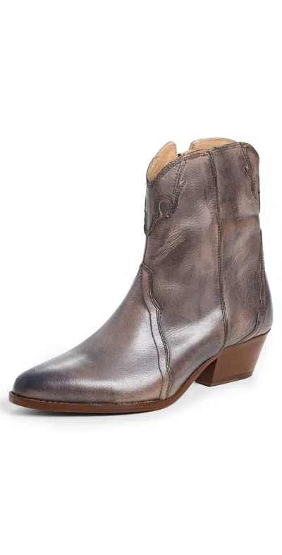 Free People New Frontier Western Boots Carbon