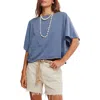 Free People Next Level Batwing Oversize T-shirt In Blue