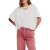 Free People Next Level Batwing Oversize T-shirt In White