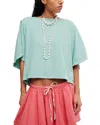 Free People Next Level Batwing Oversize T-shirt In Blue