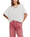 Free People Next Level Batwing Oversize T-shirt In White