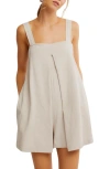 Free People X Free-est Nichola Romper In Pumice Stone