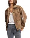 FREE PEOPLE NIGHT RANCH FAUX LEATHER JACKET