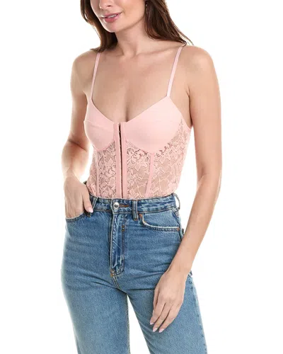 Free People Night Rhythm Bodysuit In Pink