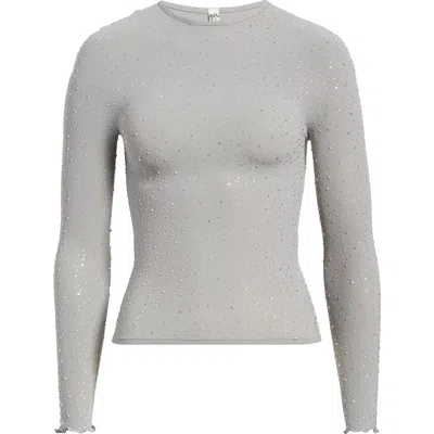 Free People Night Sky Studded Rib Top In Multi