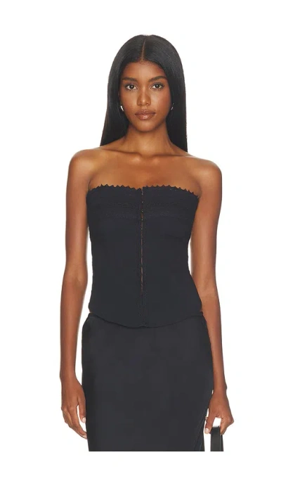 Free People Nikki Corset In Black