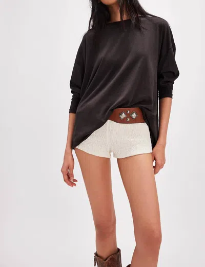 Free People Nina Long-sleeve Tee In Black