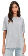 Free People Nina Tee Heather Grey In Gray