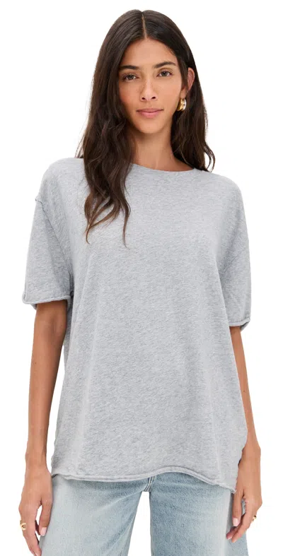 Free People Nina Tee Heather Grey In Gray
