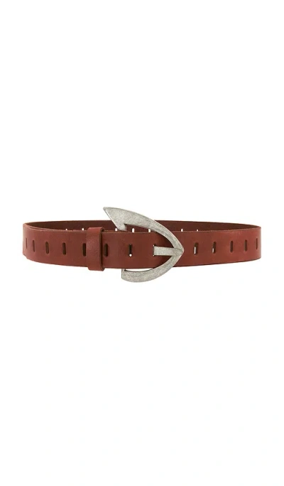Free People Noa Belt In Crimson