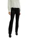 Free People Nocturne Coated High Waist Bootcut Jeans In Ethereal Black